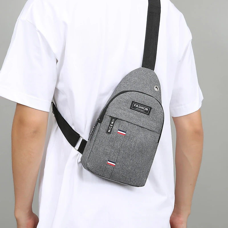 Men's Waterproof Large Capacity Fanny Pack, Adjustable Strap For Outdoor Activities, Travel Running, Hiking, And Cycling