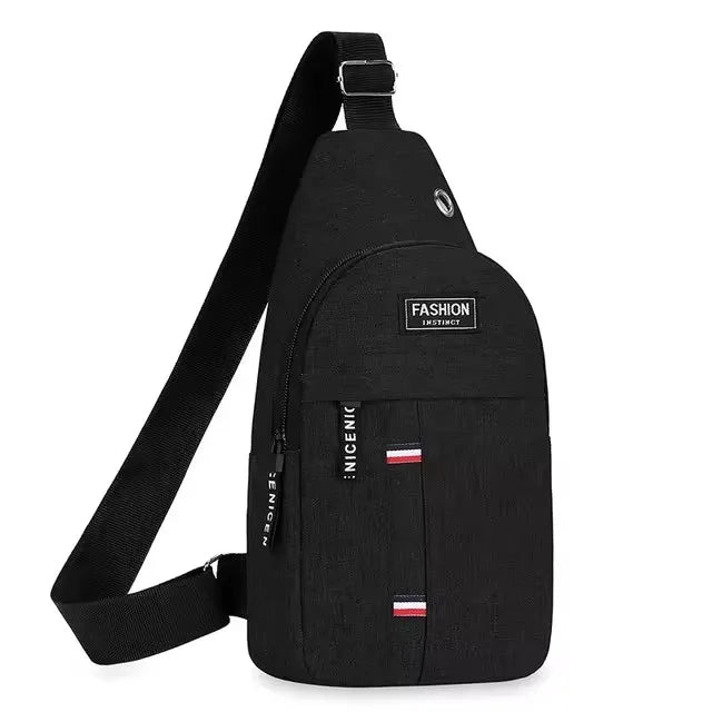 Men's Waterproof Large Capacity Fanny Pack, Adjustable Strap For Outdoor Activities, Travel Running, Hiking, And Cycling