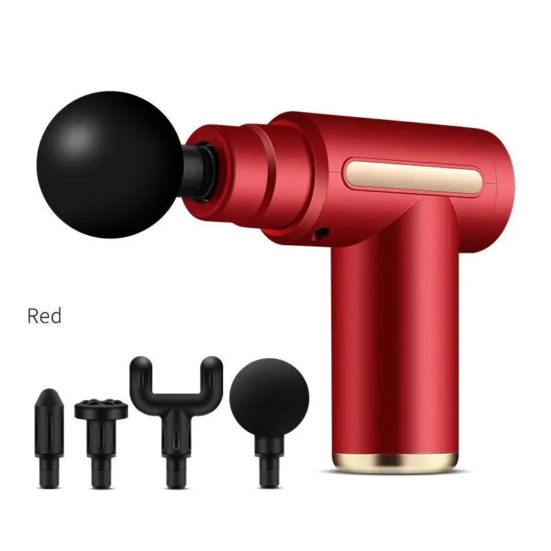 Portable Handheld Fascia Gun USB Charging Tapping Massager for Body Back Neck Leg 6 Levels of Intensity