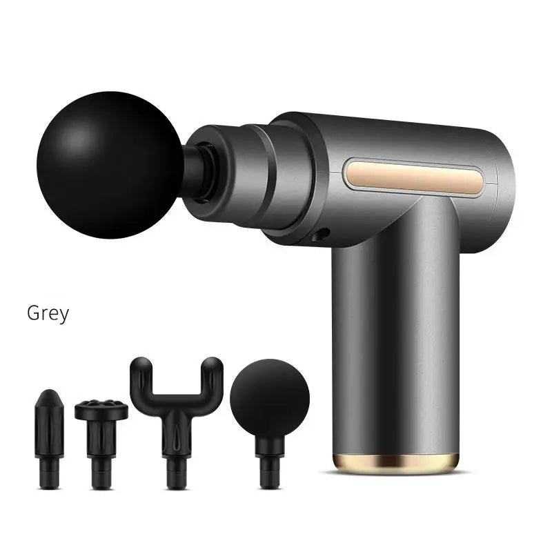 Portable Handheld Fascia Gun USB Charging Tapping Massager for Body Back Neck Leg 6 Levels of Intensity
