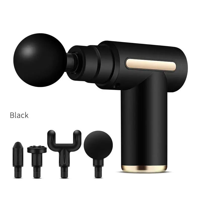 Portable Handheld Fascia Gun USB Charging Tapping Massager for Body Back Neck Leg 6 Levels of Intensity