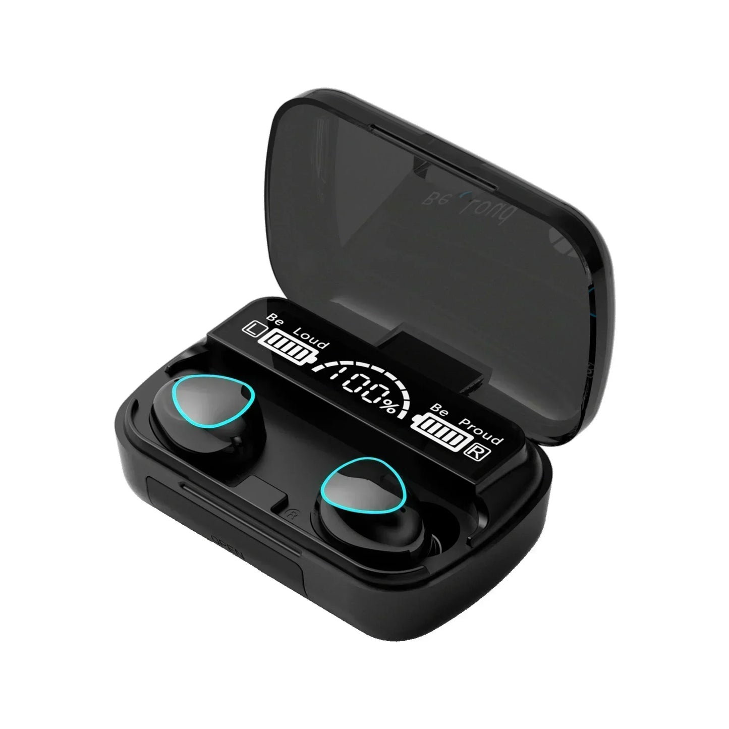 Original M10 Wireless Bluetooth Earpods - All-in-One Sports Headphones with Active Noise Canceling, Stereo Sound & Built-in Mic