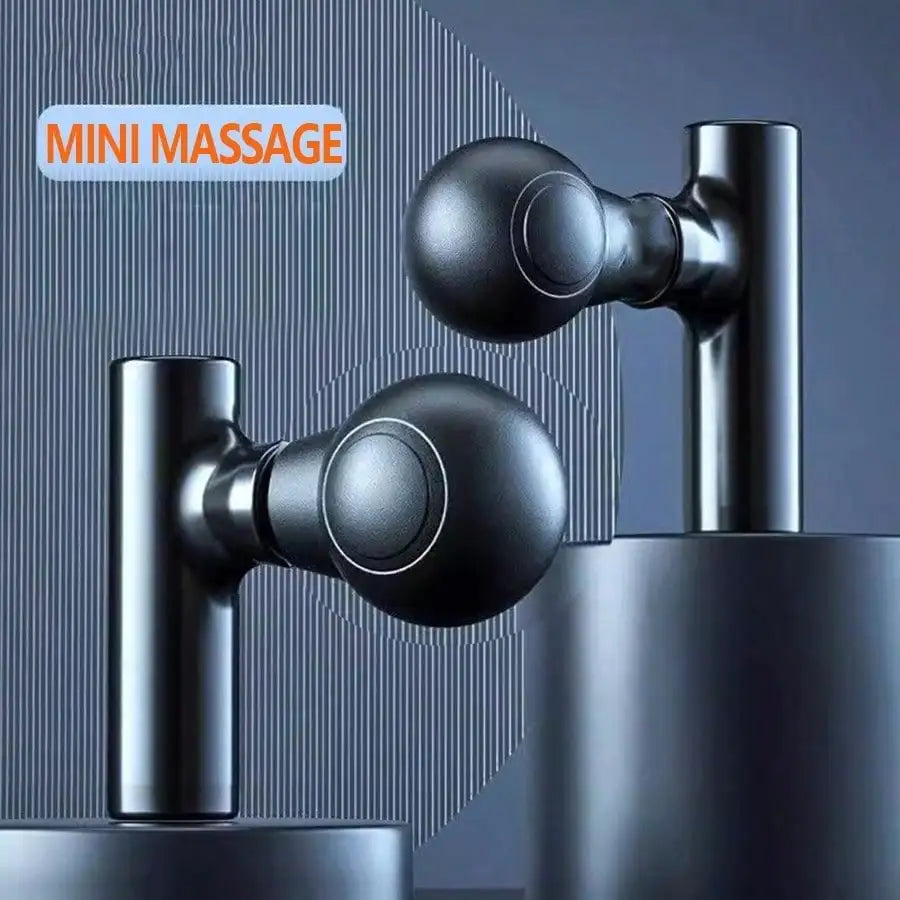 Portable Handheld Fascia Gun USB Charging Tapping Massager for Body Back Neck Leg 6 Levels of Intensity