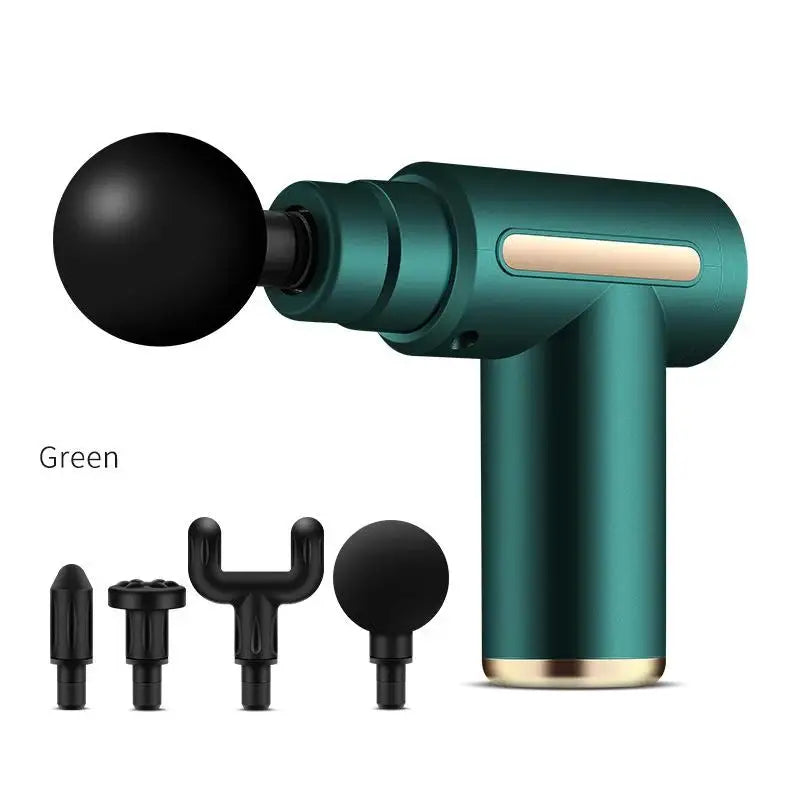 Portable Handheld Fascia Gun USB Charging Tapping Massager for Body Back Neck Leg 6 Levels of Intensity