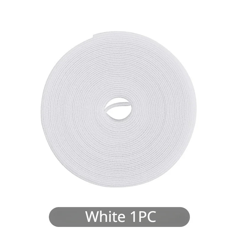 1 Roll Reusable Fastening Tape Cable Ties, Multi-Purpose Cord Organizer, Computer And TV Wire Storage, Data Cable Management Tie