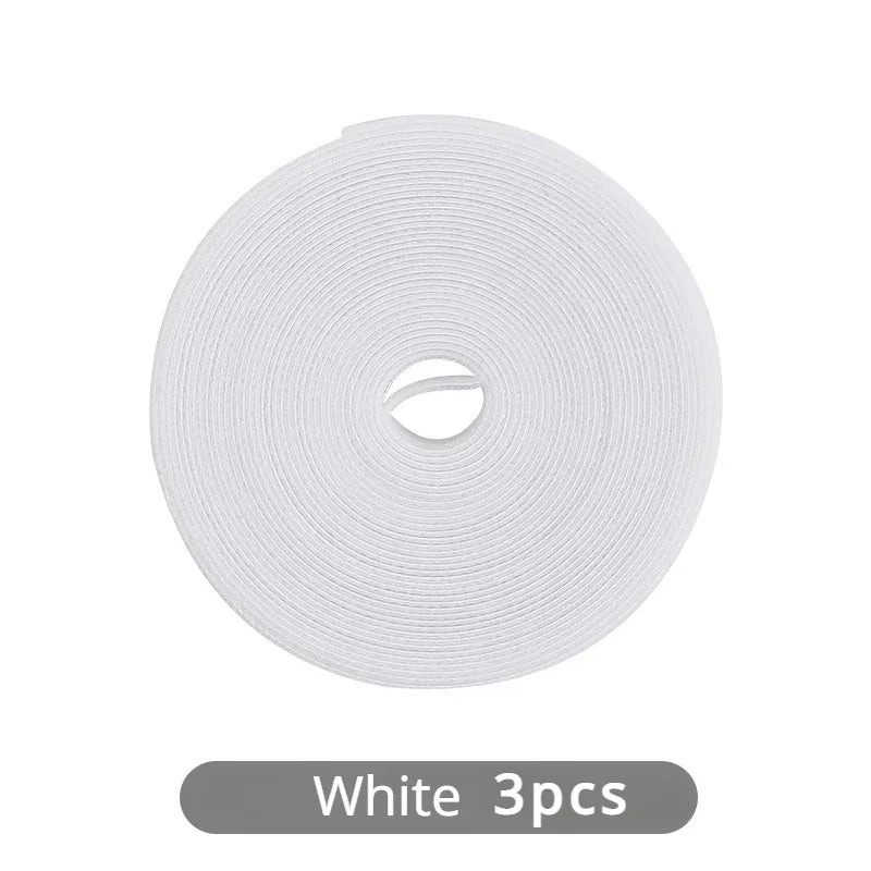 1 Roll Reusable Fastening Tape Cable Ties, Multi-Purpose Cord Organizer, Computer And TV Wire Storage, Data Cable Management Tie